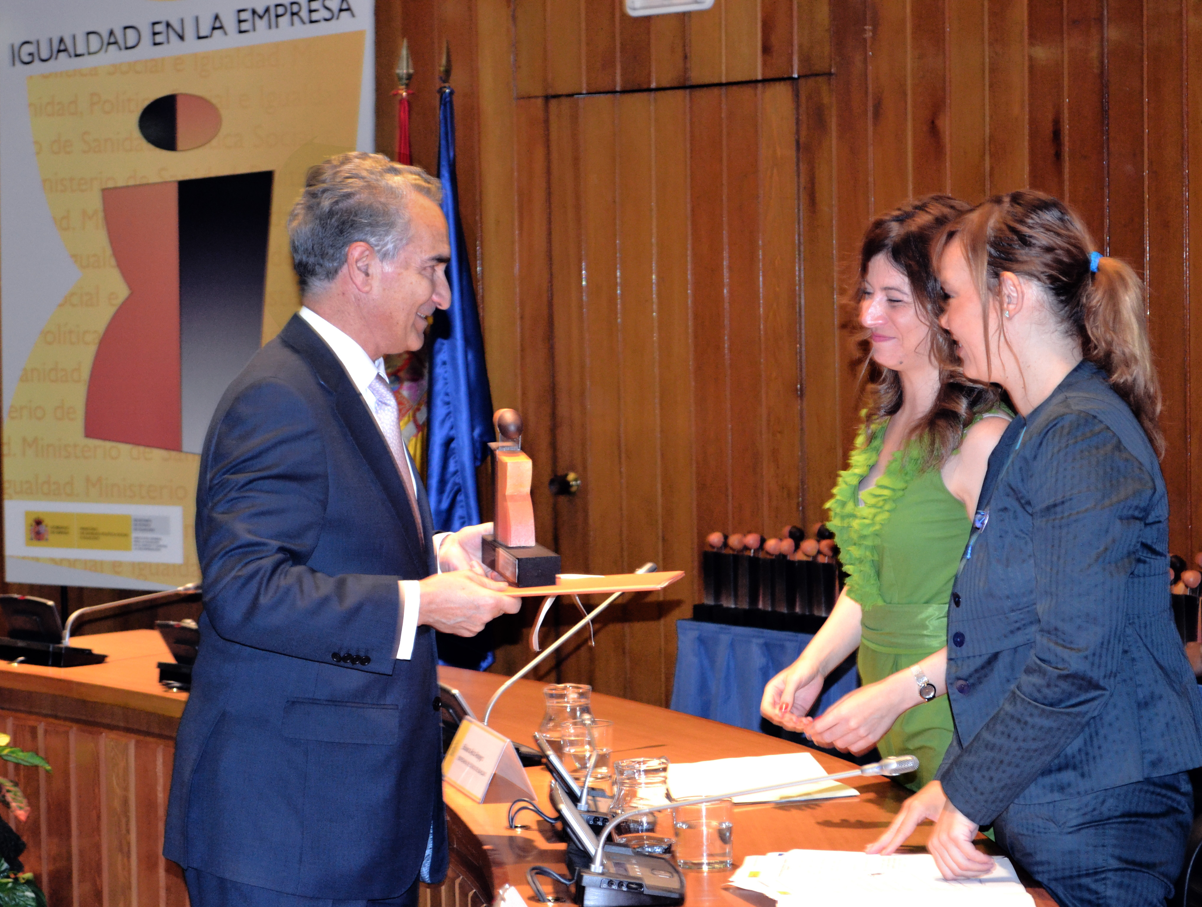 Aqualia recibe el distintivo de "Igualdad en la Empresa" concedido por el Ministerio de Sanidad