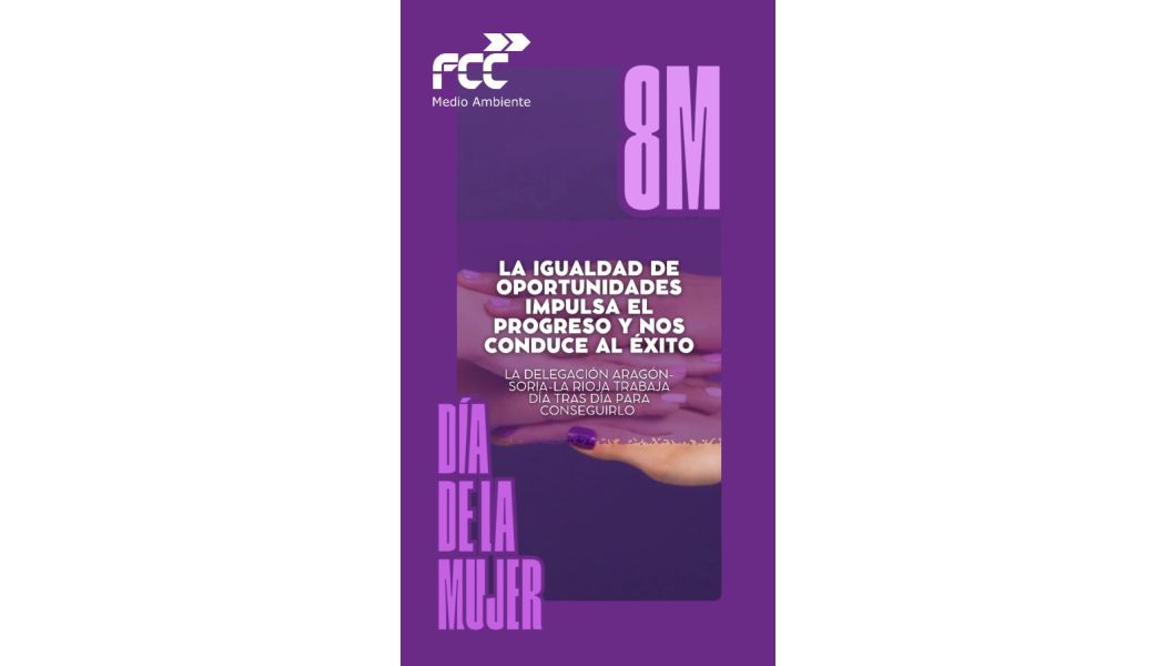 <p>Vídeo Día Internacional de la Mujer FCC Medio Abiente: La Delegación Aragón-Soria-La Rioja trabaja día tras día para conseguirlo</p>