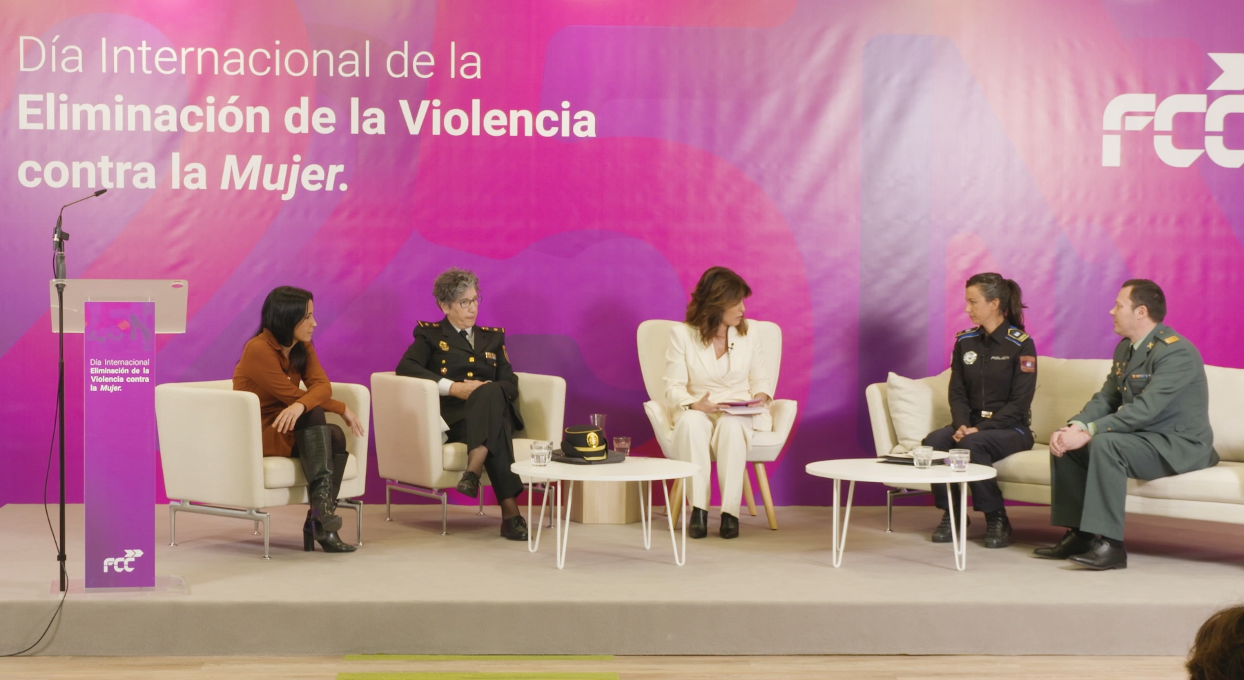 <p>25N Día Internacional de la Eliminación de la Violencia contra la Mujer. Vídeo mesa redonda con las Fuerzas de Seguridad en Madrid</p>